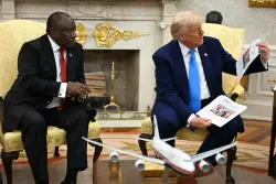 "Don't have a plane to give you": Trump pushes "white genocide" claims in chaotic Ramaphosa meeting